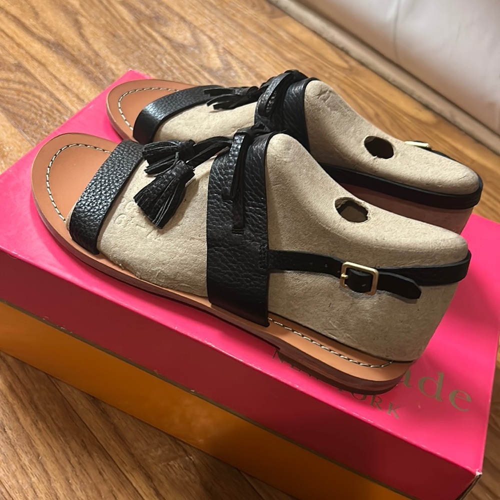 Kate spade Women’s Black carlita Sandals 7.5 NWT
